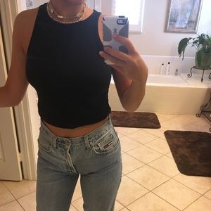Black Crop Top